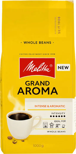 Melitta. Grand Aroma (зерновой) 1 кг. мягкая упаковка