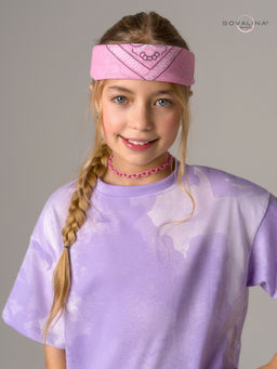 Платье Teen тайдай лаванда - Sovalina фото 12