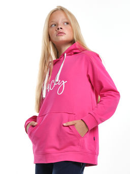 Толстовка с капюшоном с принтом UD 7422 малина - Mini maxi фото 8