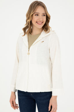 Женская белая рубашка с длинным рукавом - U.s. polo assn фото 15