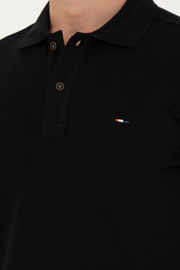 Мужская черная базовая футболка - U.s. polo assn фото 7