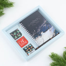 Подарочный набор новогодний, блокнот А6, 40 листов, ручка пластик, магнитные закладки 3 шт. Сказочного года - Artfox фото 3