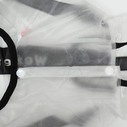 Дождевик-комбинезон для собак, р-р L (ДС 34, ОГ 45, ОШ 36,5 см, вес 8-11 кг), прозрачный - Simaland фото 12