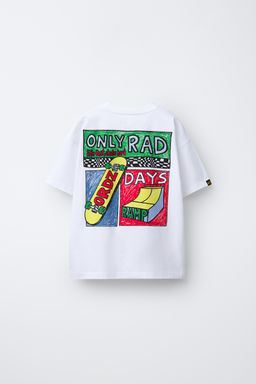 CAMISETA ESTAMPADA LOGO / Blanco - Zara фото 2