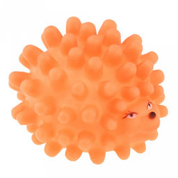 Игрушка для собаки Ежик 6,2х6х4,5см, с пищалкой, ПВХ, с шипами, цвета микс (ярко-оранжевый, зеленый, темно-розовый), Пэт тойс (Pet toys) (Китай)