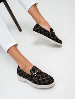 Лоферы туфли 172.1841be.Черный гуччи