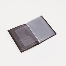 Обложка для автодокументов, коричневая