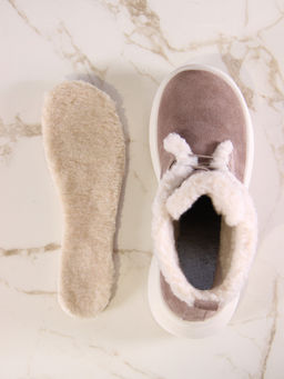 Ботинки EDART 308.927be. капучино замша/шерсть фото 7