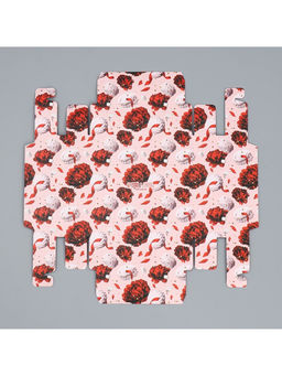 Цена за 5 шт. Коробка для конфет, кондитерская упаковка, 9 ячеек, Present, 14.7?14.7?3.5 см