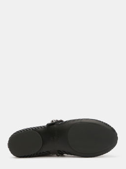 Балетки мэри-джейн TENDANCE Артикул 4570952, черный  фото 4