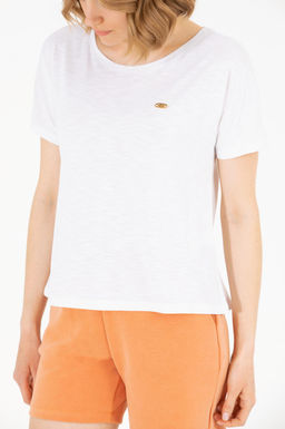 U. S. Polo Assn Женская белая футболка с круглым вырезом - U.s. polo assn фото 20