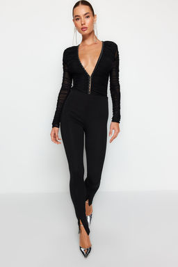 Trendyolmilla Siyah Agrafl? Orme Body TPRAW24BD00019 фото 2