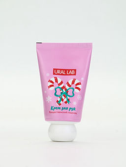 Цена за 3 шт. Крем для рук новогодний, 30 мл, с ароматом рождественского леденца, URAL LAB