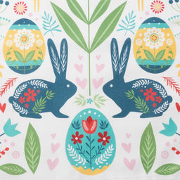 Полотенце Пасхальная скандинавия 40х73 см, 100% хл, саржа 190 гр/м2 - Этель фото 11