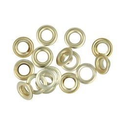 05 Люверсы ФАСОВКА d 7 мм 5 x 10 шт под золото