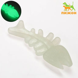 Игрушка для собак Рыба, светящаяся в темноте, 12 см