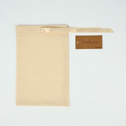 Цена за 5 шт. Мешочек подарочный из хлопка «Спасибо», 16×24 см ± 1.5 см