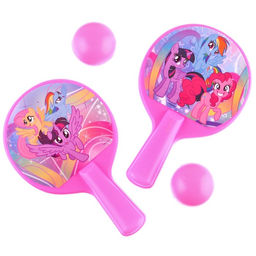 Набор игровой, ракетки 8?12 см и два мячика, My little pony