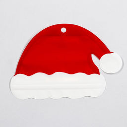 Цена за 50 шт. Пакет подарочный новогодний Шапка, с zip - lock застежкой 17?12 см