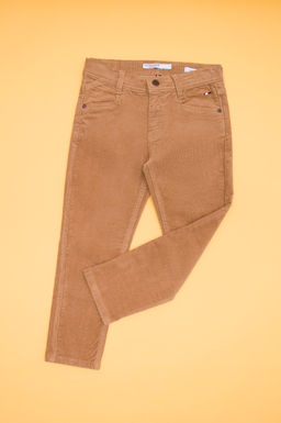 U. S. Polo Assn Светло-коричневые брюки из плотной ткани для мальчиков