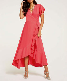 Платье, цвета коралла