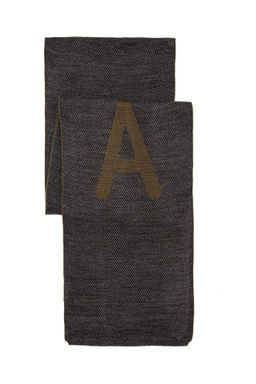 Мужской шарф цвета хаки Неожиданная скидка в корзине