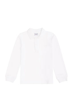 Белый базовый свитшот для мальчика - U.s. polo assn фото 2