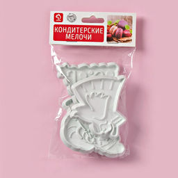 Плунжеры кондитерские Доляна Новый год, набор 3 шт., пластик, белые  фото 6