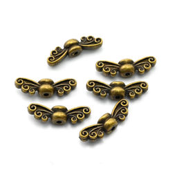 Бусина, цв.латунь, 4*14мм (упаковка 30шт)