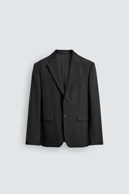 BLAZER TRAJE 100% LANA / Gris Antracita - Zara фото 5