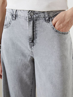 Wideleg Kad?n Jean Pantolon