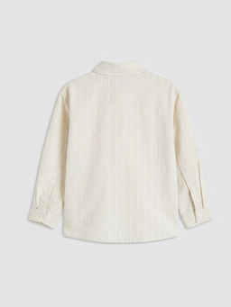 ?izgili Keten Kar???ml? Erkek ?ocuk G?mlek