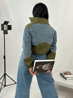 Джинсовая куртка V, Артикул: 115474 - Liketon фото 2