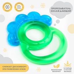 Прорезыватель охлаждающий Гребешок, цвет МИКС, Крошка Я
