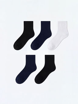 Fitilli Erkek Patik ?orap 5li