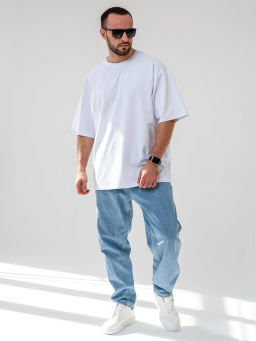 Хлопковая футболка  Оверсайз - Оптима фото 5