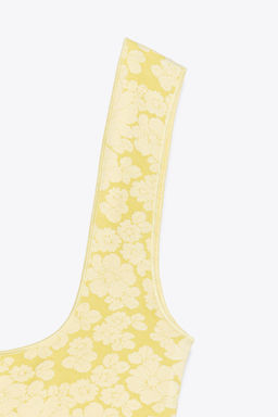 STRETCH SQUARE NECK DRESS - Zara фото 7