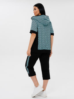 269 ДОМАШНИЙ КОСТЮМ (бриджи) (Ментол) - А-дина фото 6