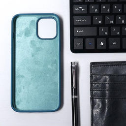 Чехол Krutoff для iPhone 12 Pro Max, матовый, синий