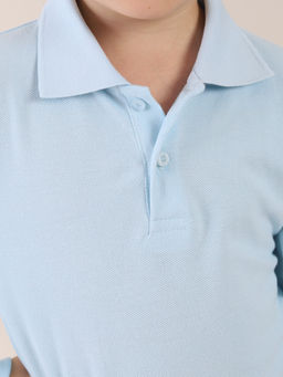 CRB wear / CWKB 63887-43 Рубашка-поло для мальчика,голубой/Ex.Cherubino  фото 2