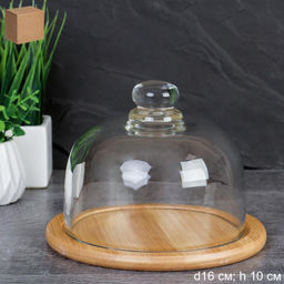 Блюдо с крышкой 16 см / CF268 /уп 36/