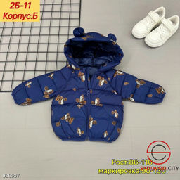Куртка, холлофайбер для девочки