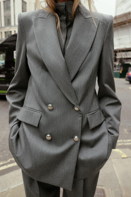 DOUBLE-BREASTED BLAZER - Zara фото 4