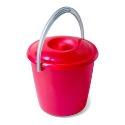 Ведро п/эт. 10л с крышкой (пищевое, цветное перламутровое)