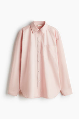 Camisa oversize en popelina de algod?n