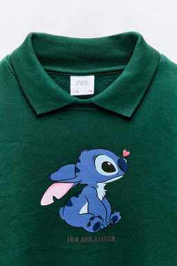 STITCH & ANGEL  DISNEY POLO SWEATSHIRT - Zara фото 4