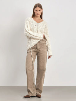 EMKA / Джемпер с узорной вязкой  фото 2