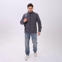 RODOS Толстовка на молнии мужская флис М-321 Синий  фото 13