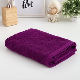 Полотенце махровое Этель Терри 70x140 см, сирень