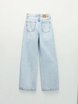 Джинсы wide leg с высокой посадкой / Zarina  фото 6